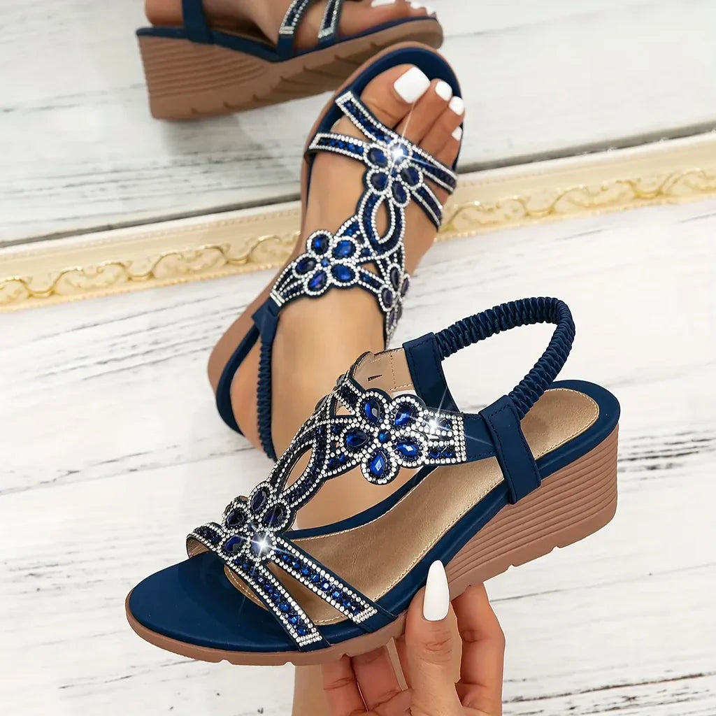 Greta - Elegant Wedge Sandals