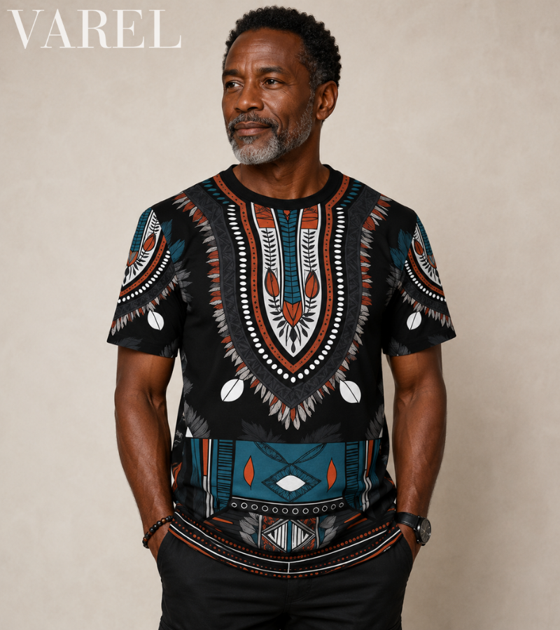 Gearoid - African Print T-Shirt