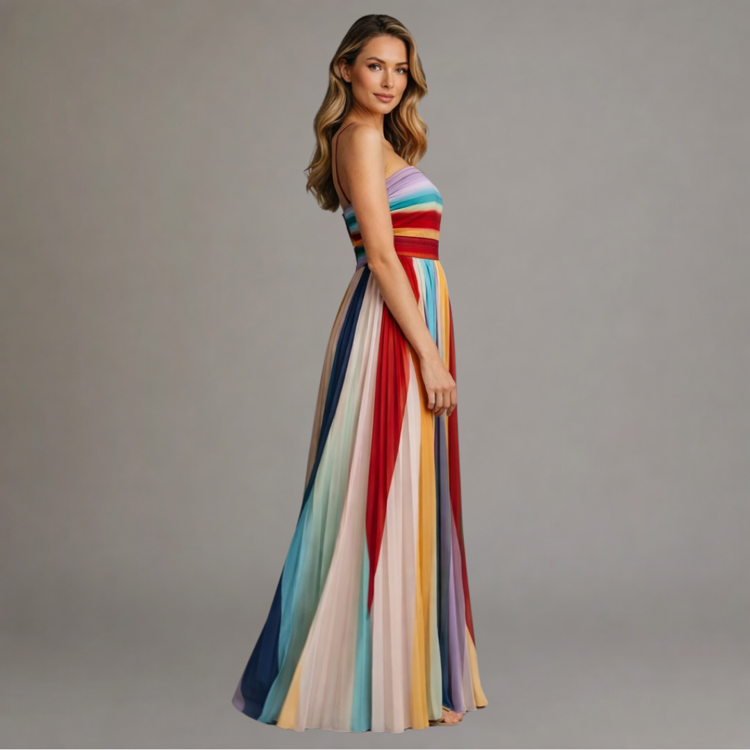 Julia | Colourful Maxi Dress