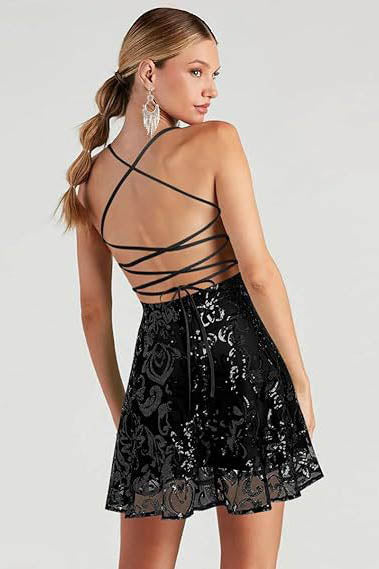Strapless Sequin Mini Dress with Sleeveless Design