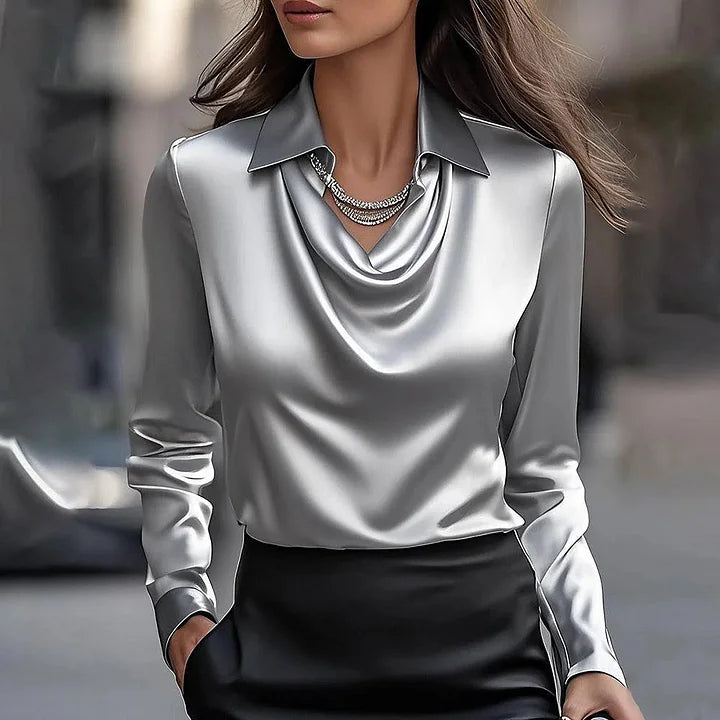Glyn - Sophisticated Satin Top