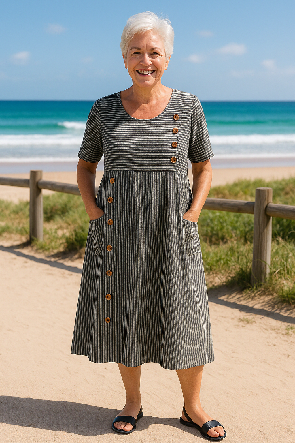 Taryn - Airy Midi Dress