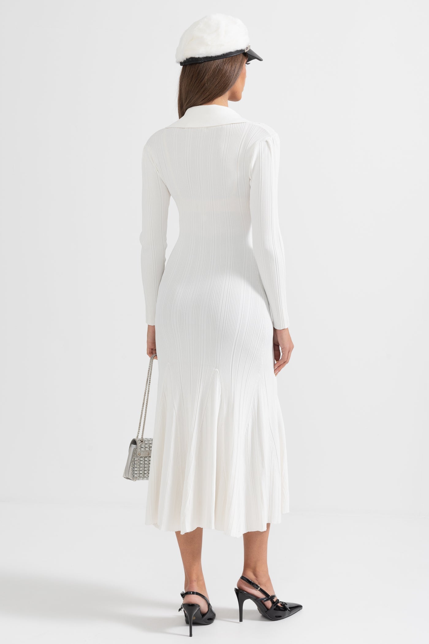 Raya - Ribbed Long-sleeve Dress