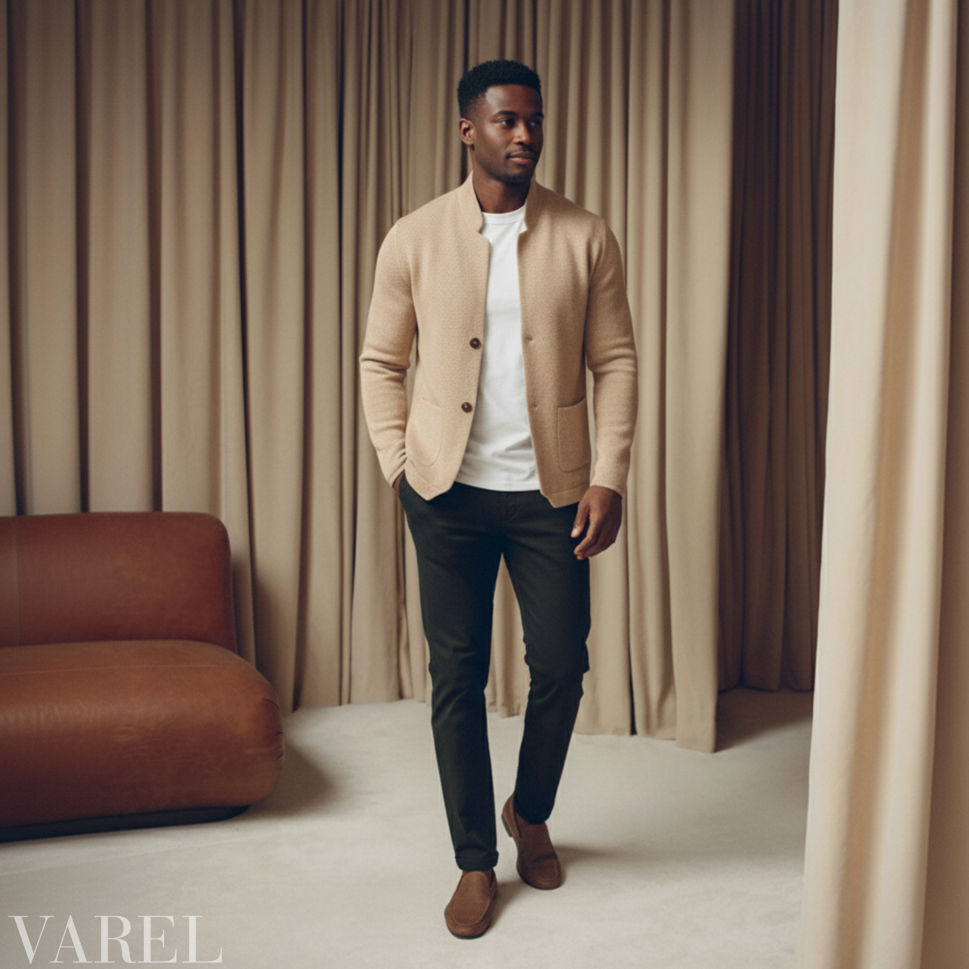Francis - Knitted Textured Vest