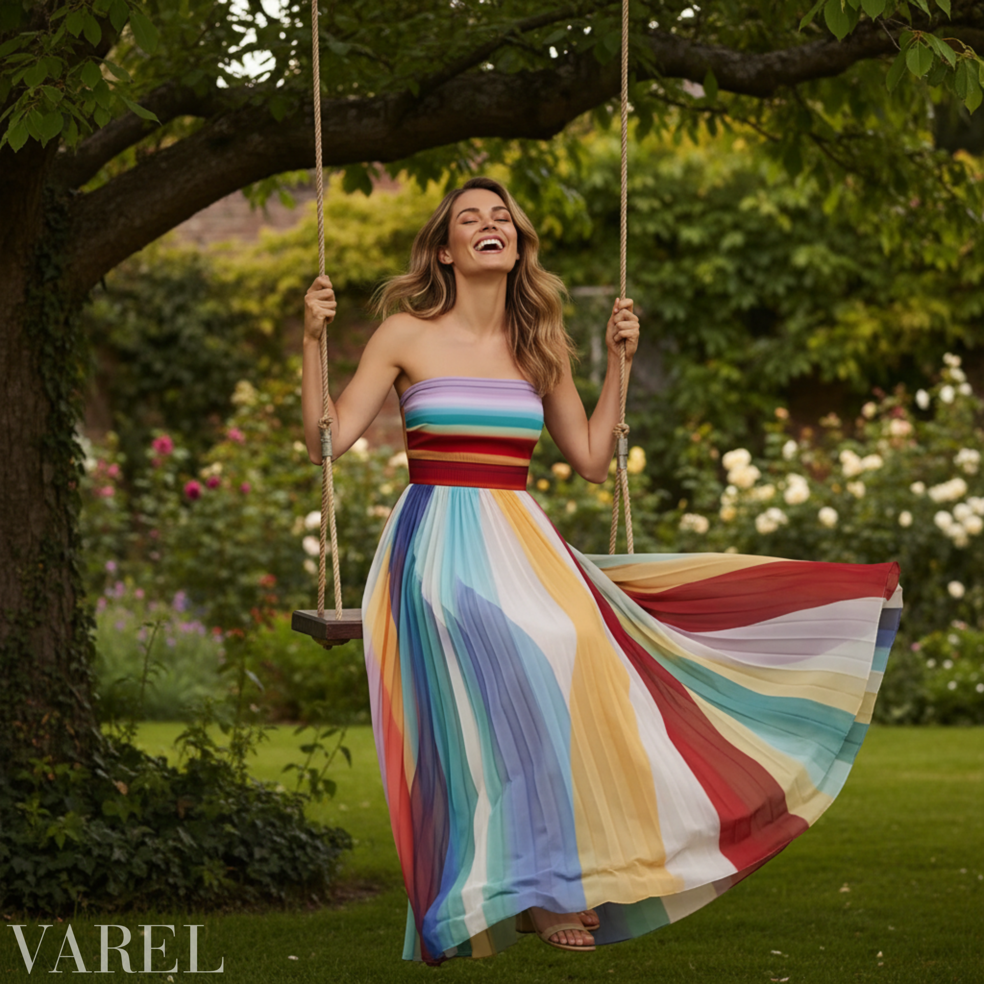 Julia | Colourful Maxi Dress