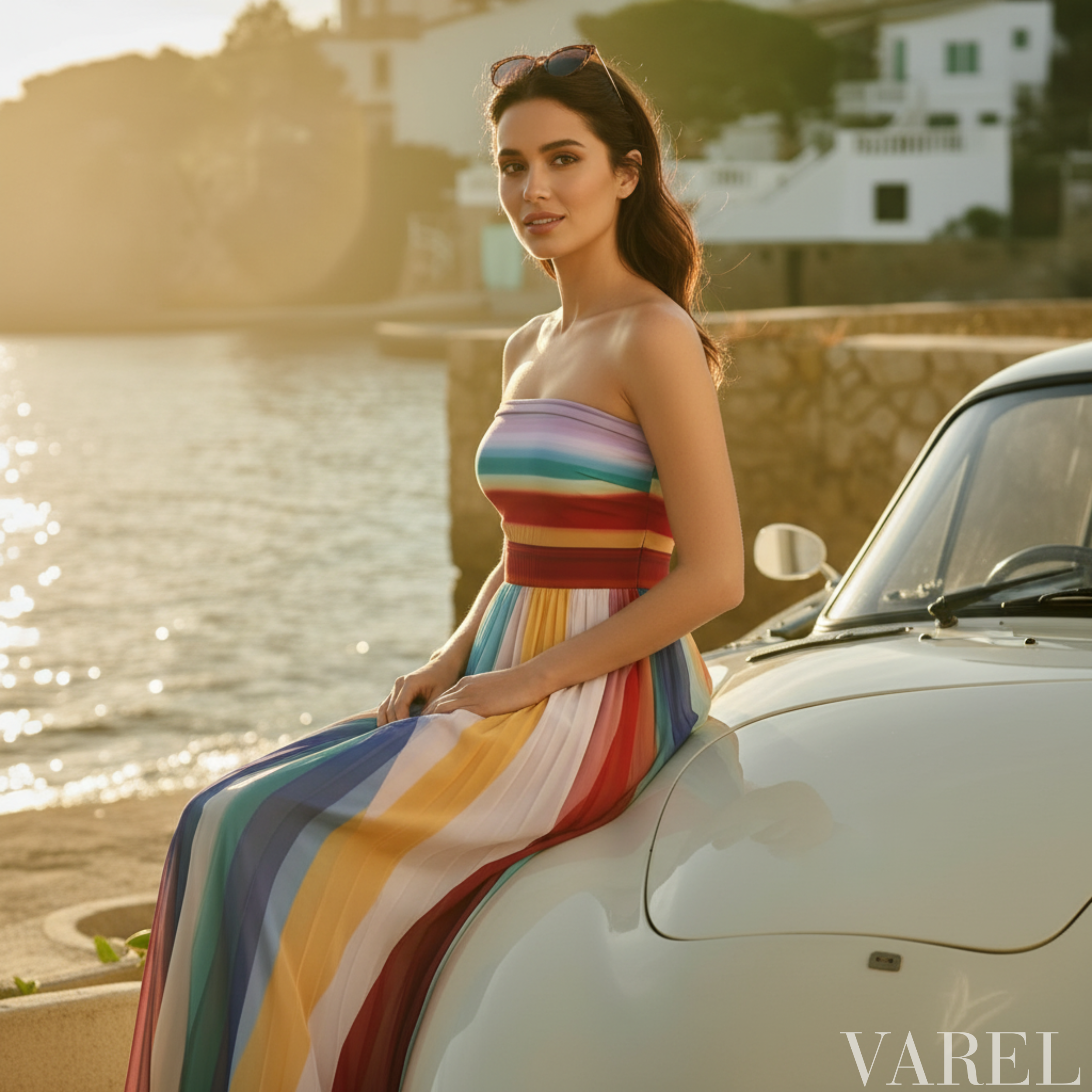 Julia | Colourful Maxi Dress