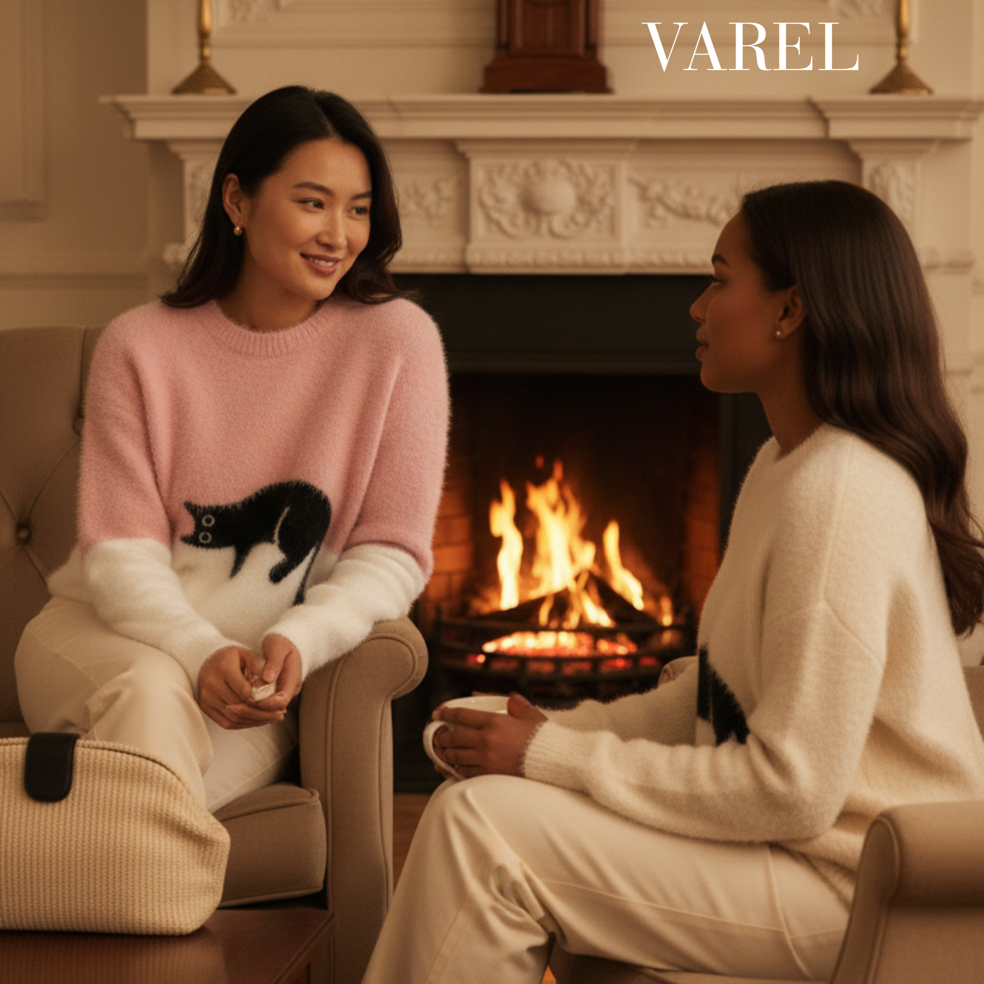Kitty – Casual Cat Graphic Jumper