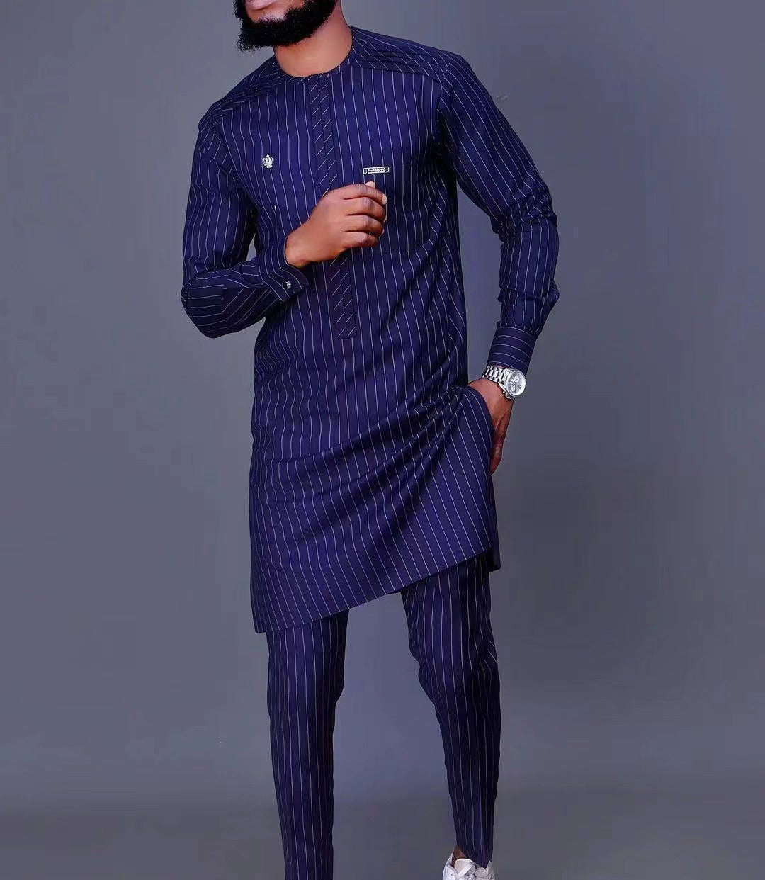 Ronan - Tailored Cultural Embroidered Outfit