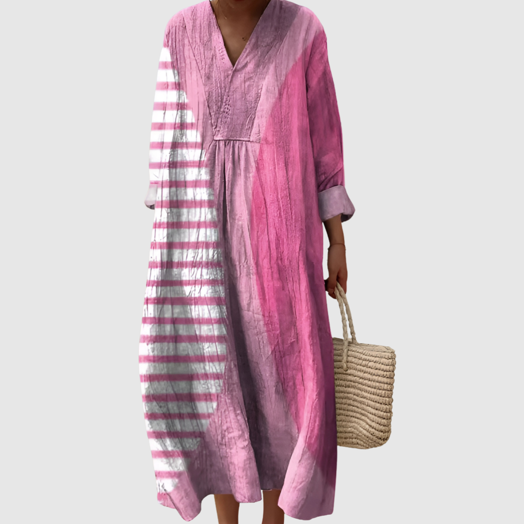 Claire | Artistic Abstract Dress