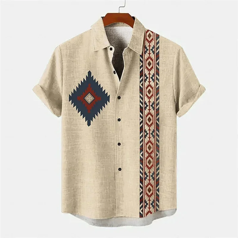 Seán - Heritage Pattern Linen Shirt
