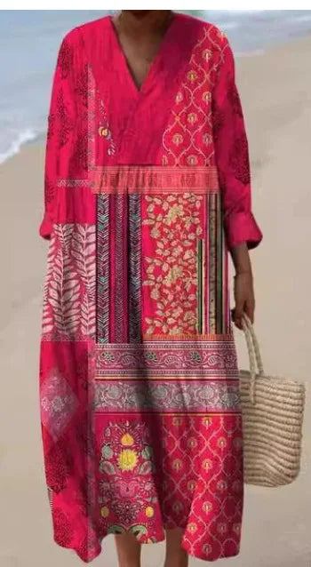 Aria Mosaic Pattern Dress