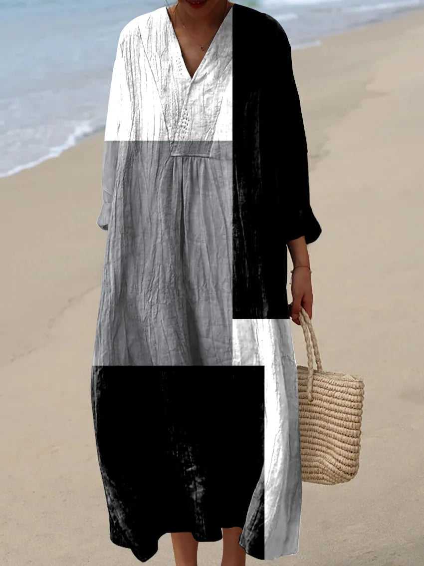 Selene | A-Line Block Dress