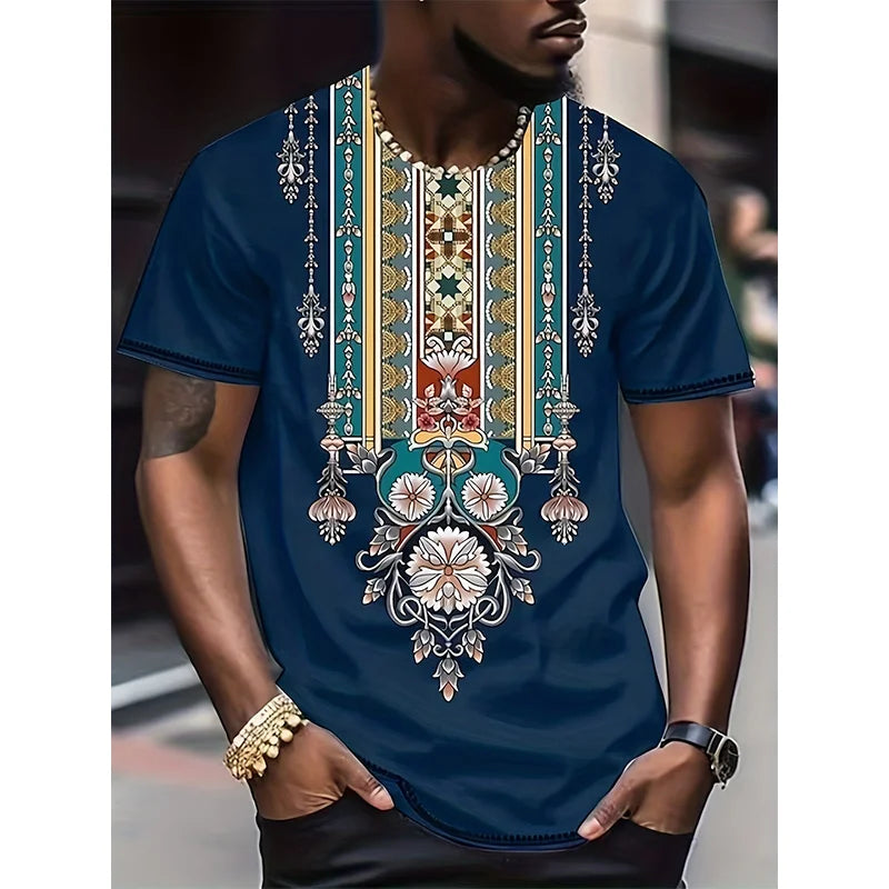 Lasair - Vibrant Dashiki T-Shirt