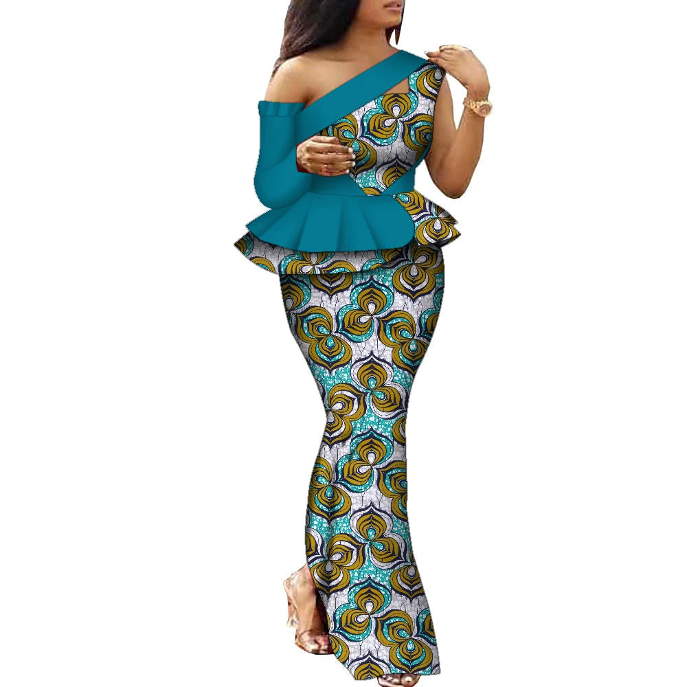 Treasa - Ankara Top & Skirt Set