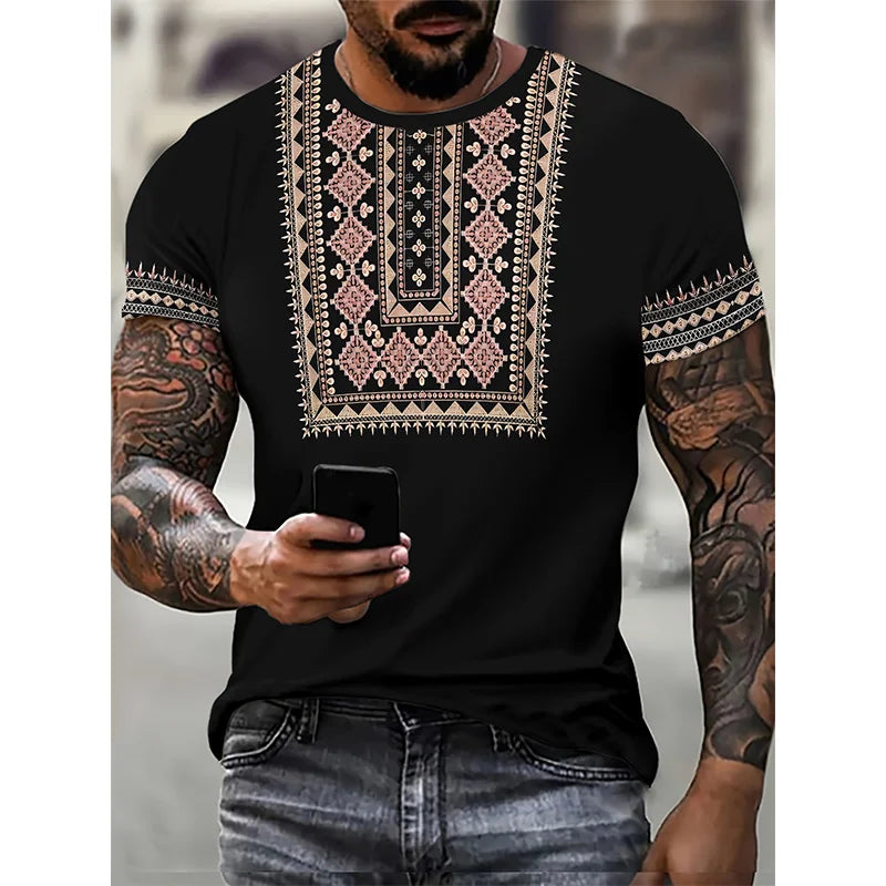 Colman - Tribal Stripe T-Shirt