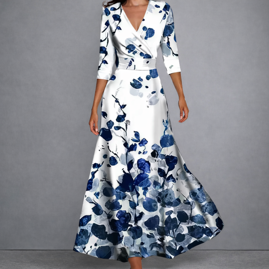 Lisette - Elegant Flowing Maxi DressLisette - Elegant Flowing