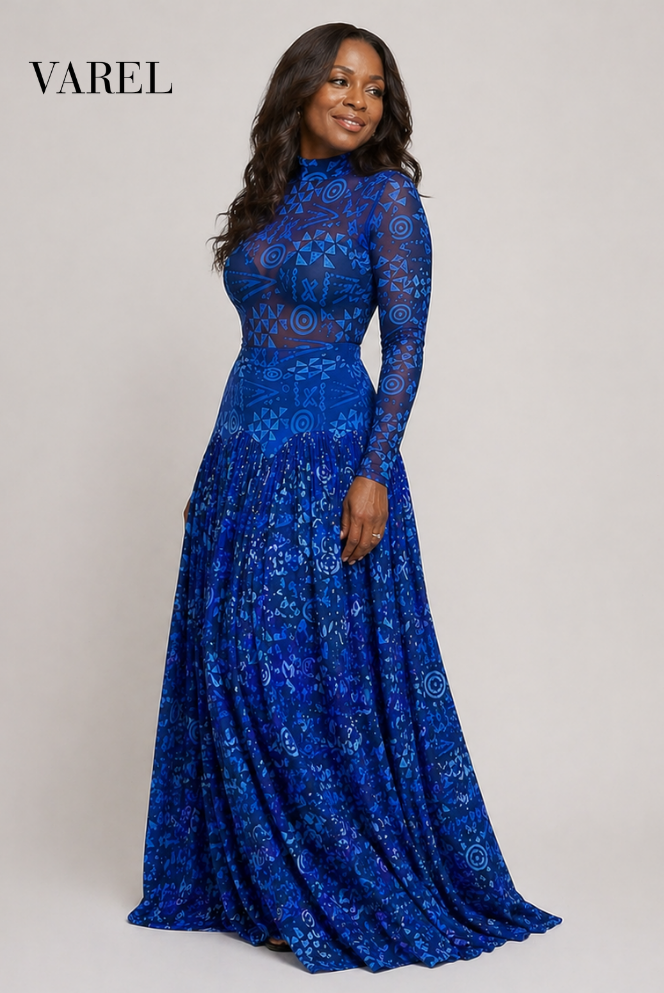 Aoife - Mesh Maxi Dress