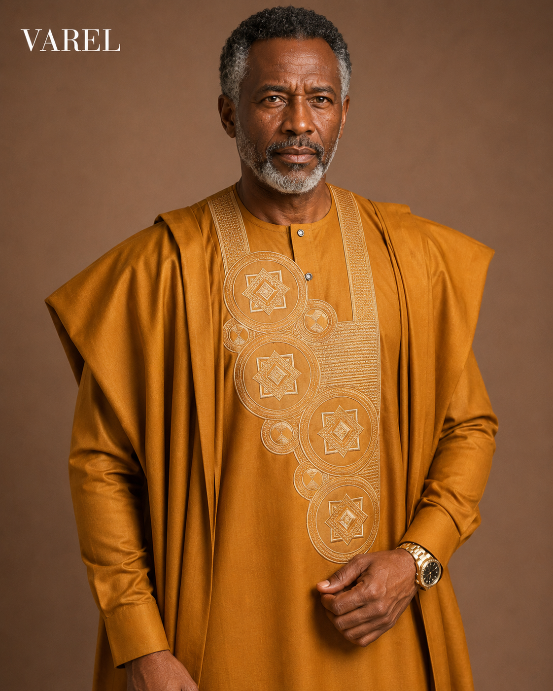 Diarmaid - Bazin Riche Embroidered Set