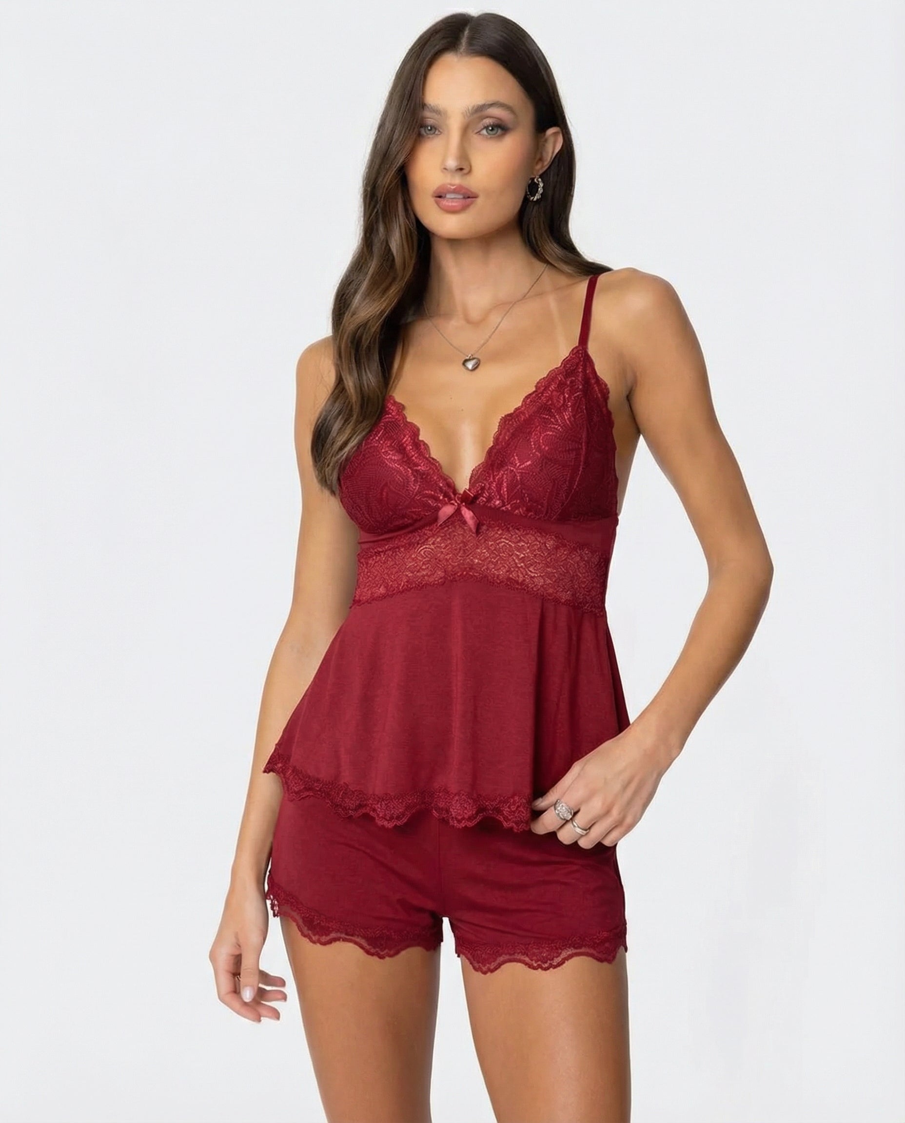 Casey - Midnight Kiss Lace Set