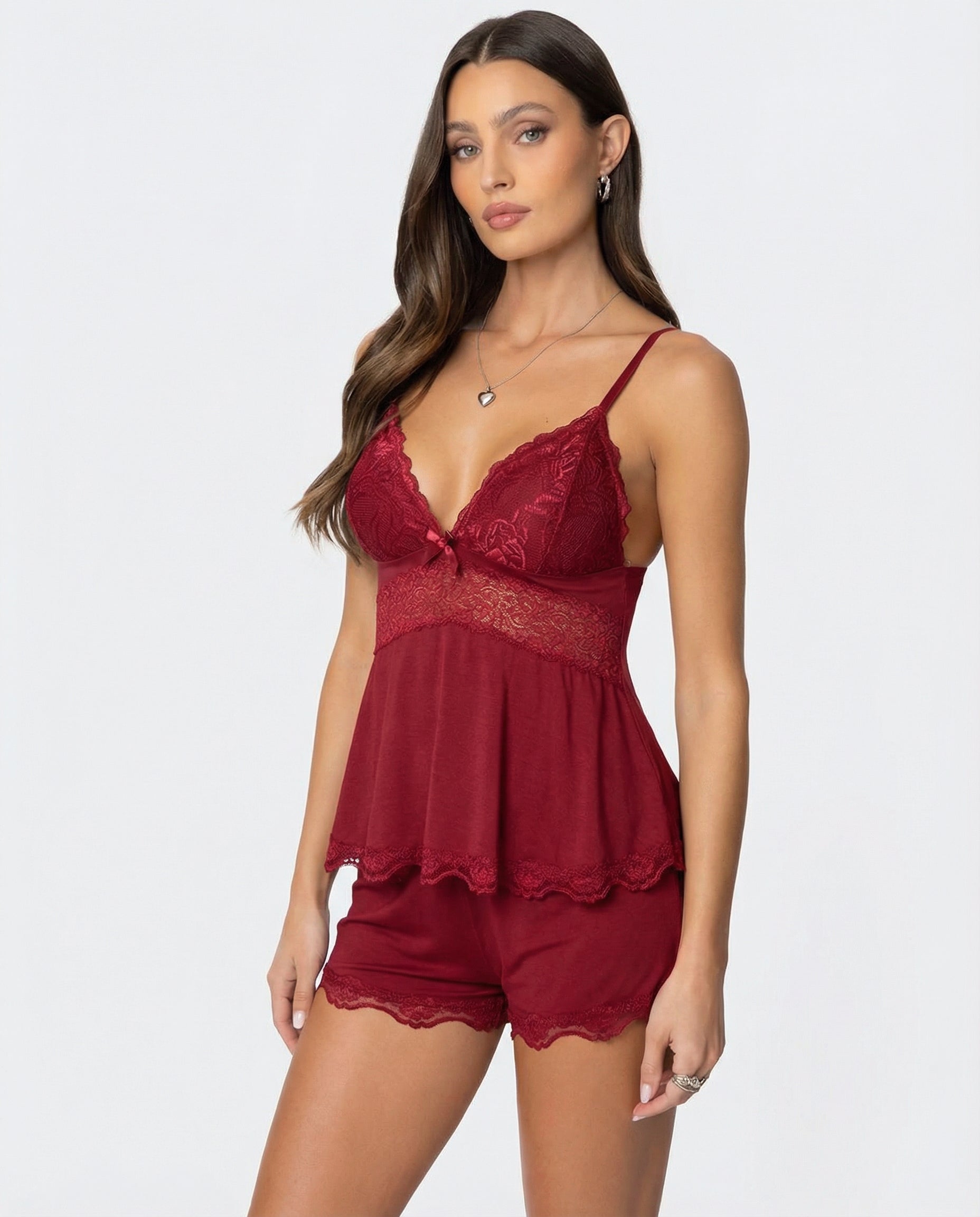 Casey - Midnight Kiss Lace Set