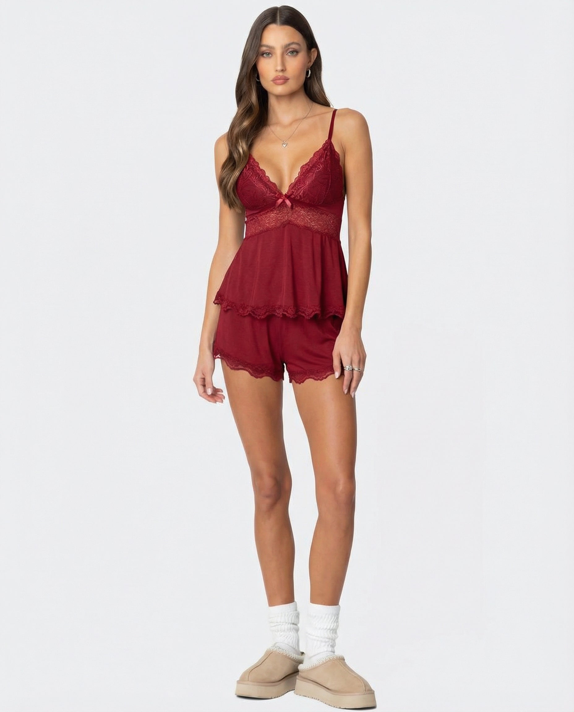 Casey - Midnight Kiss Lace Set