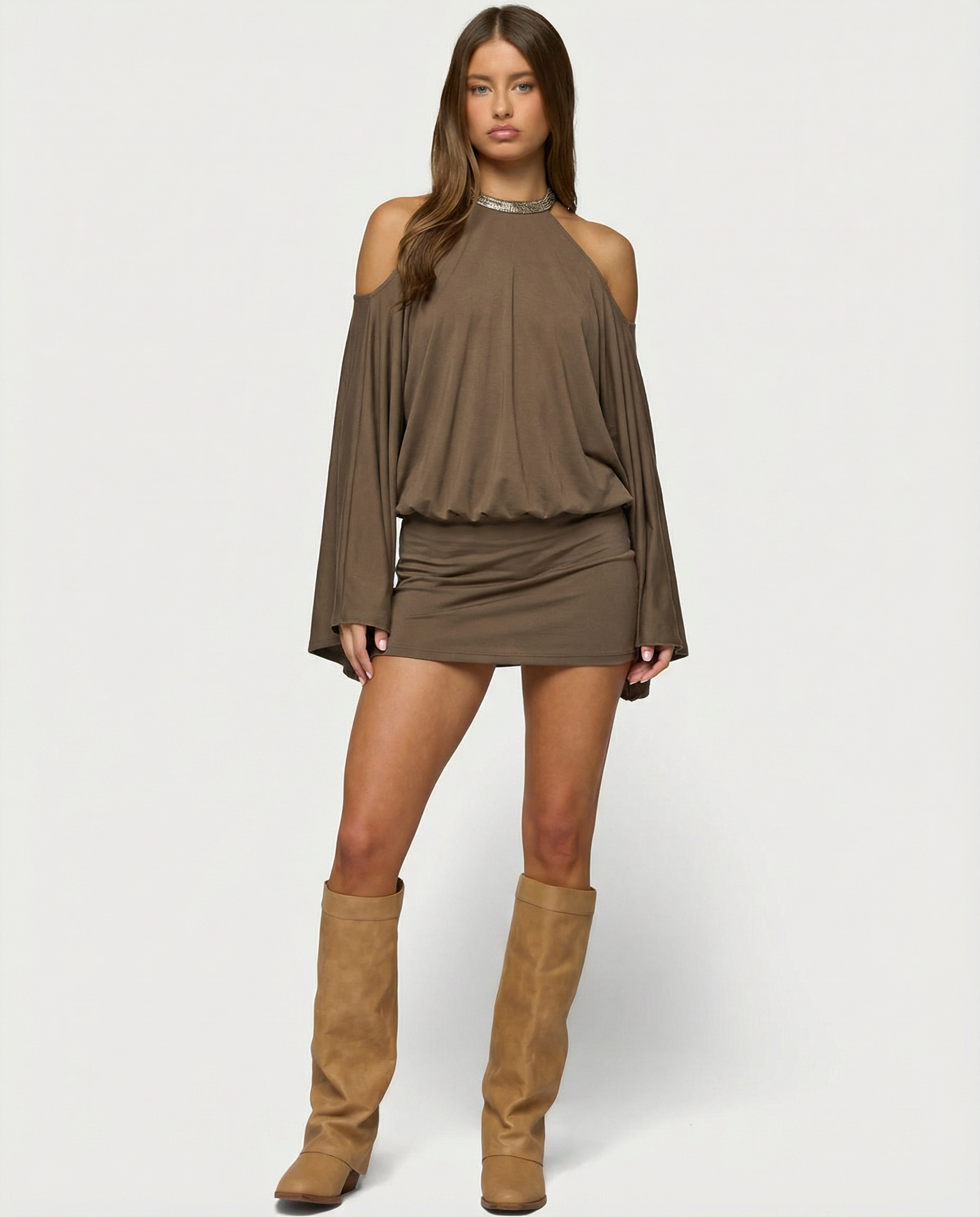 Quinn - Golden Mirage Dress
