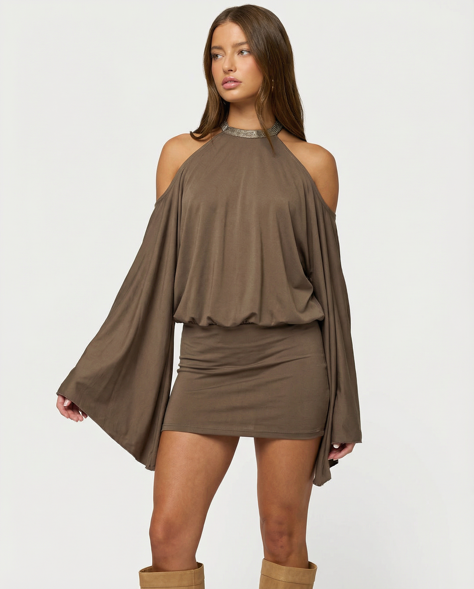 Quinn - Golden Mirage Dress