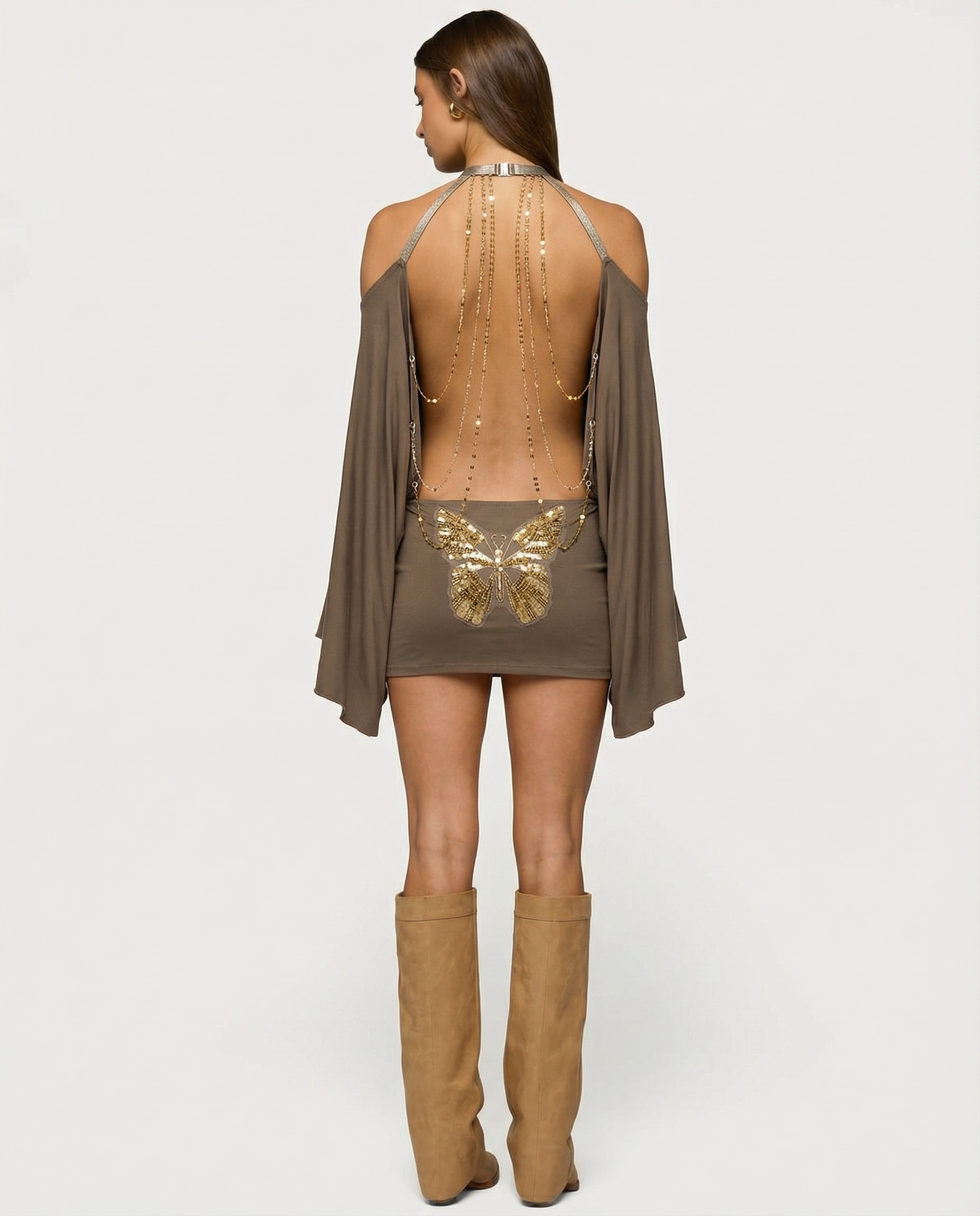 Quinn - Golden Mirage Dress