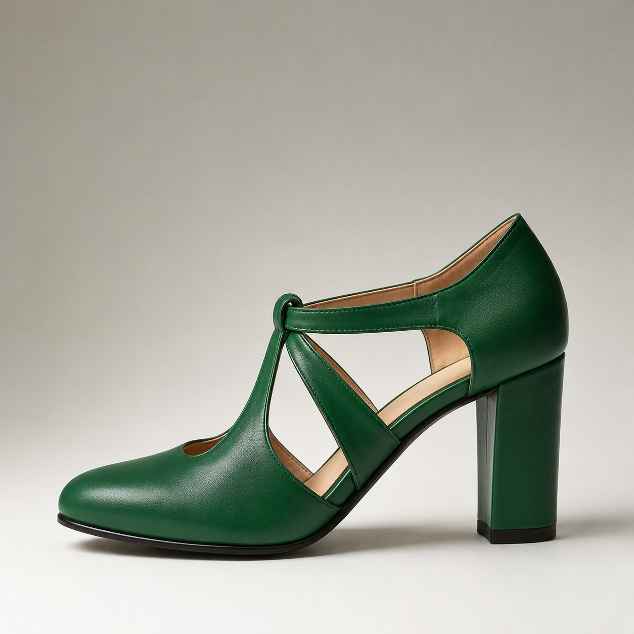 Odette - Elegant Leather Heels