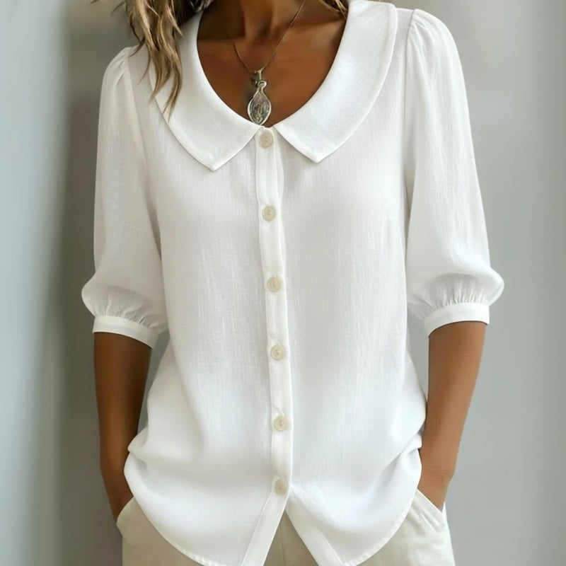 Talia - Casual Solid Colour Shirt