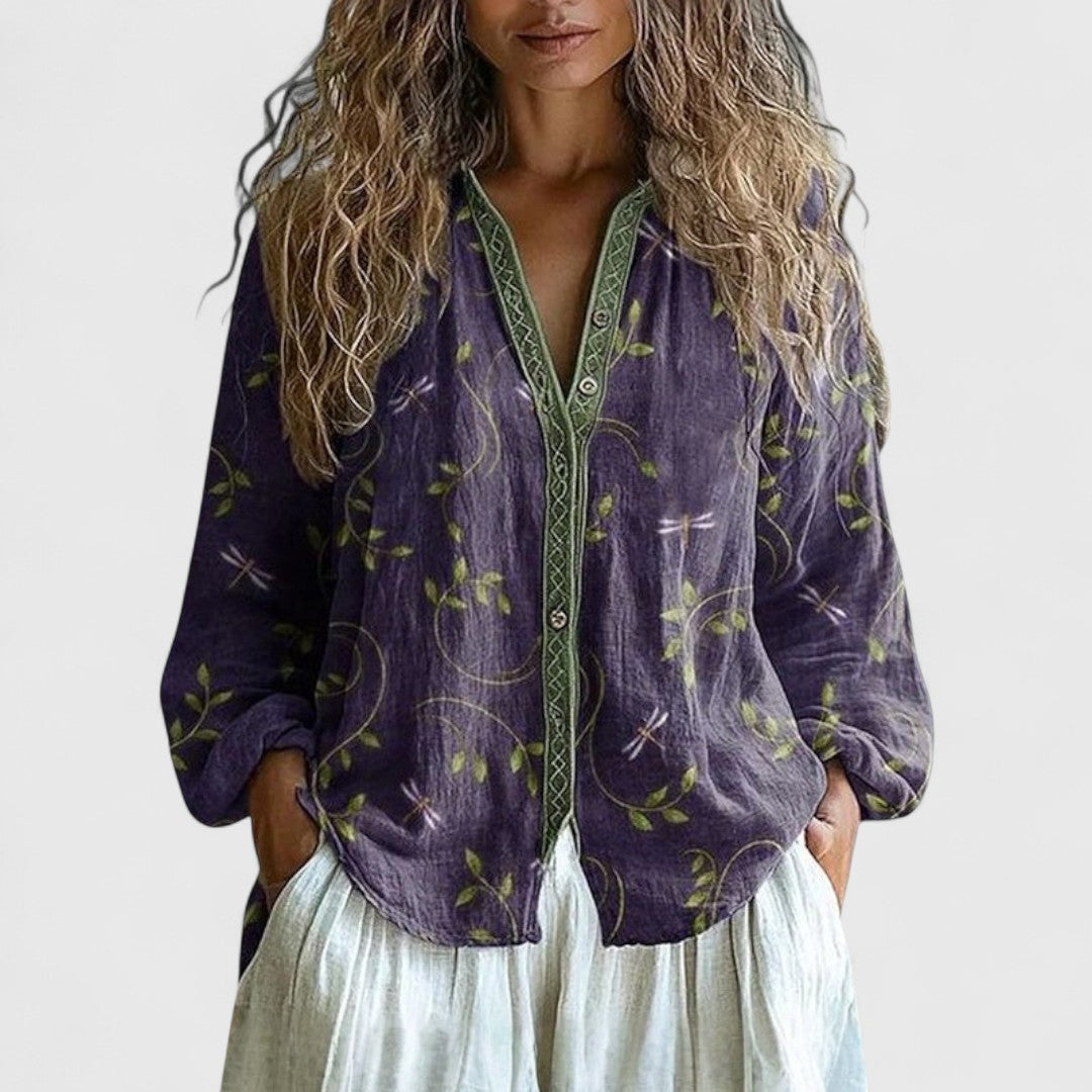 Lexi - Retro-Inspired Blouse
