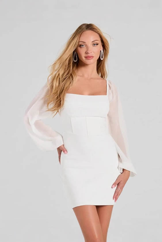 Charming White Mini Dress