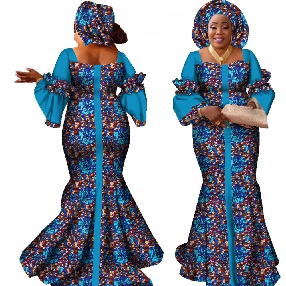 Caoimhe - Patterned Long Dress