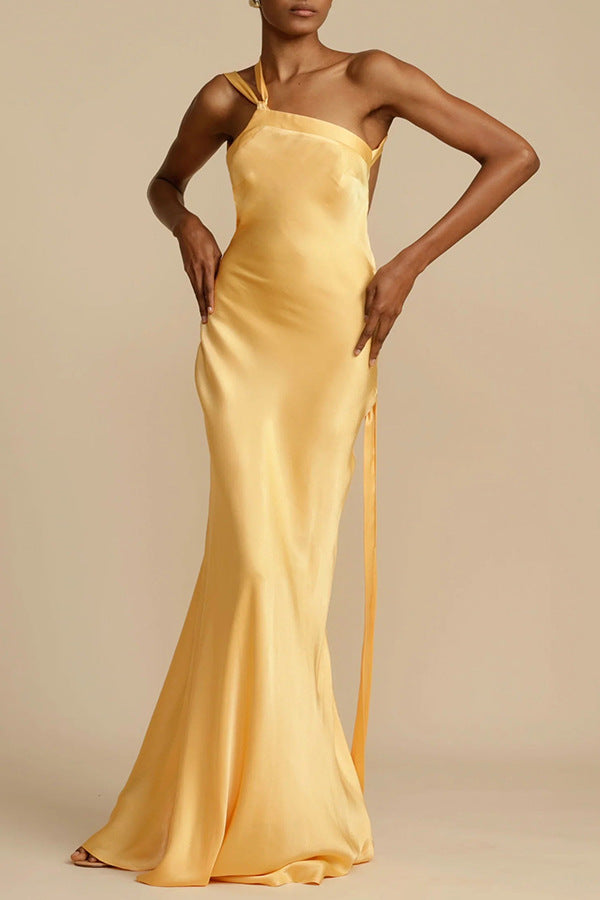 Graceful Silhouette – One-Shoulder Bodycon Dress