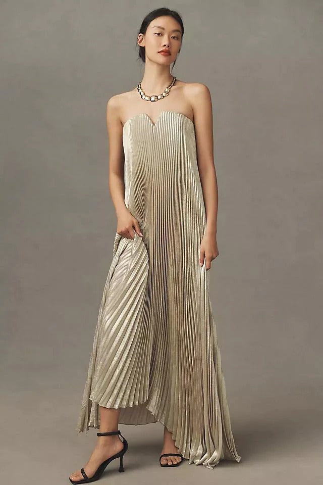Sadie - Black Tie Strapless Gown