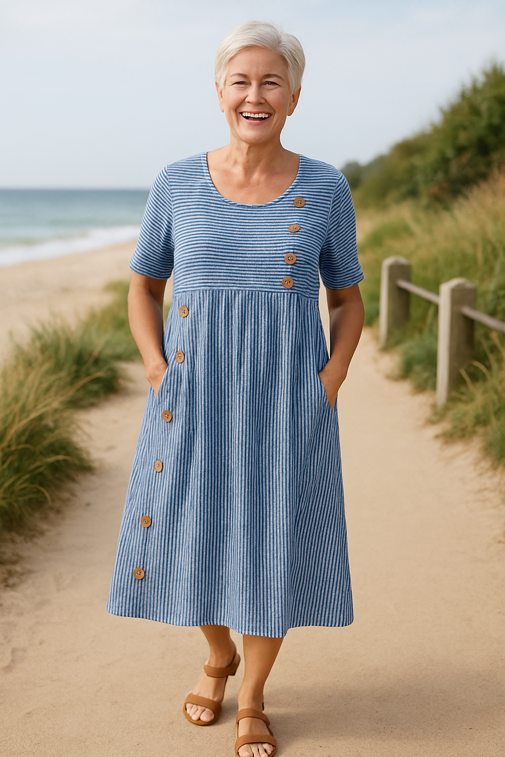 Taryn - Airy Midi Dress