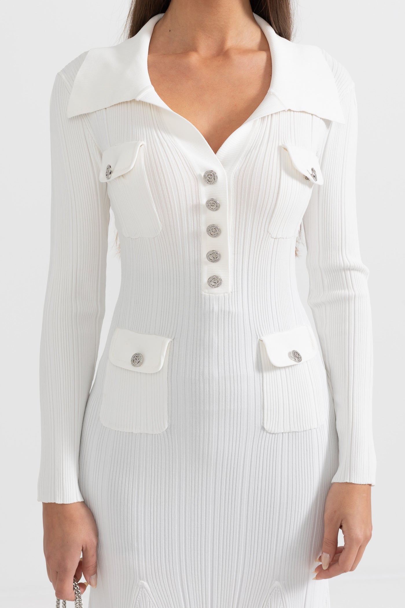 Raya - Ribbed Long-sleeve Dress