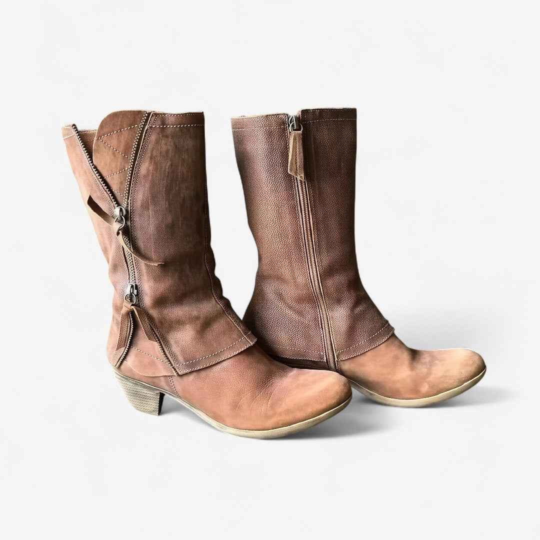 LILY | Mid-Calf Booties