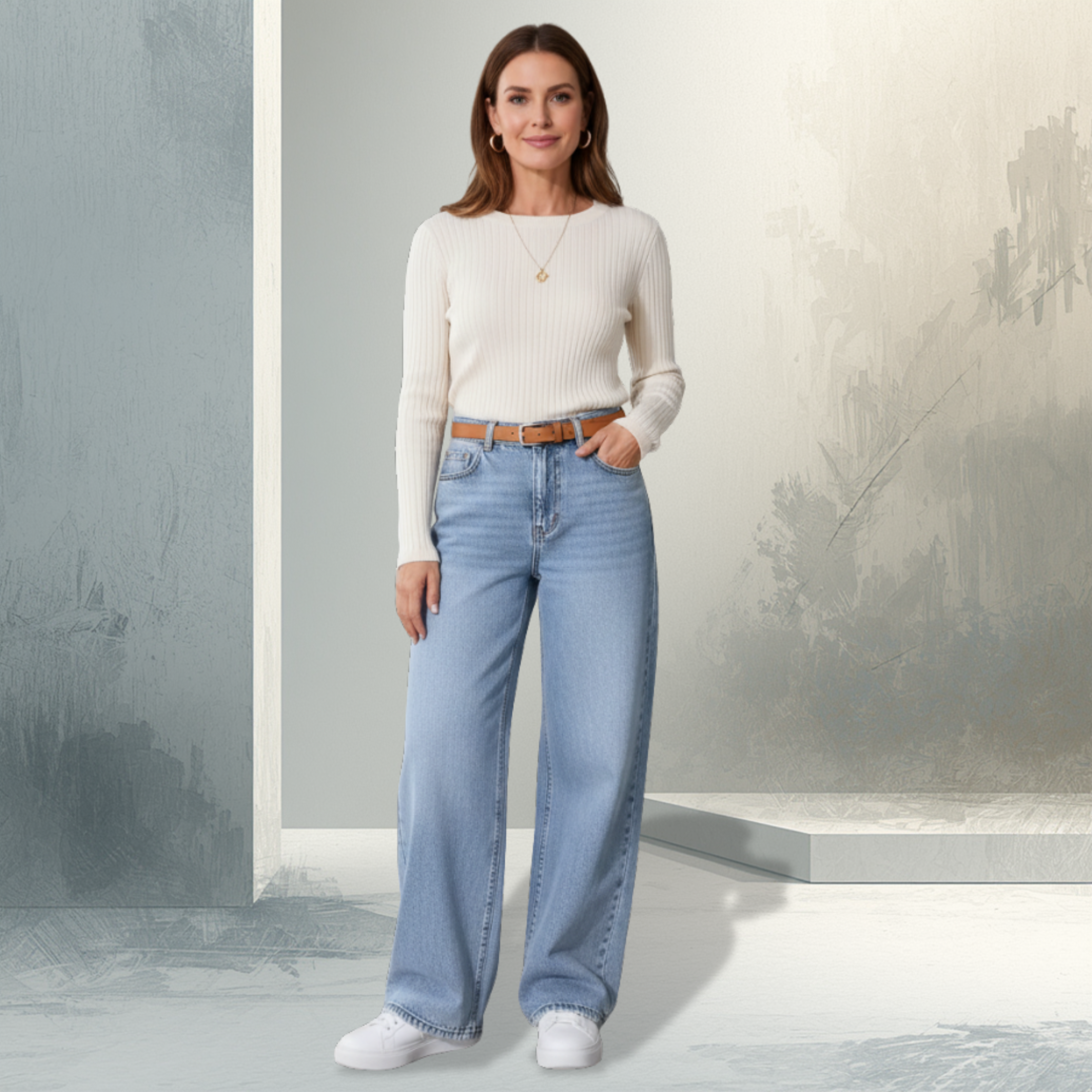 Jess | Wide-leg jeans