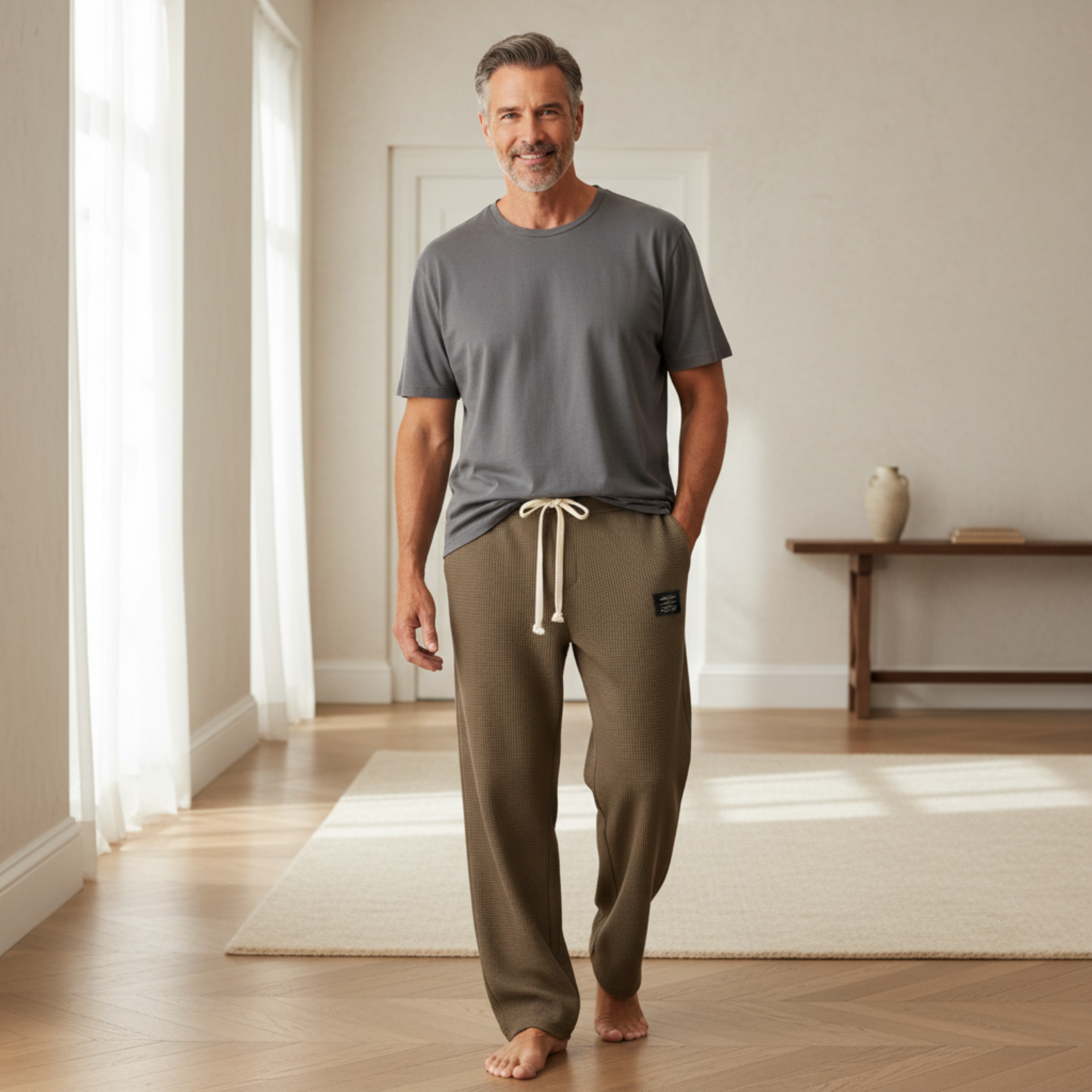 Milan - Waffle Lounge Trousers