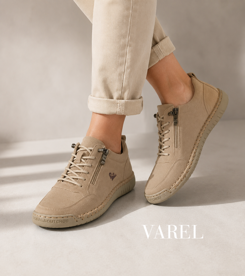 Neveah - Comfortable Orthopaedic Shoes with Zip