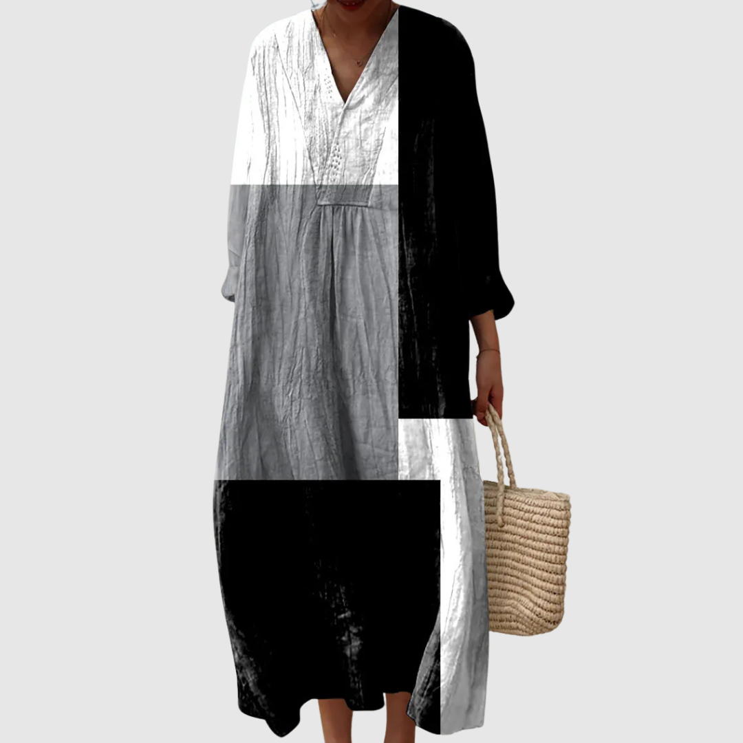 Selene | A-Line Block Dress