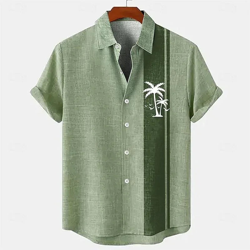 Ronan - Coastal Breeze Linen Shirt
