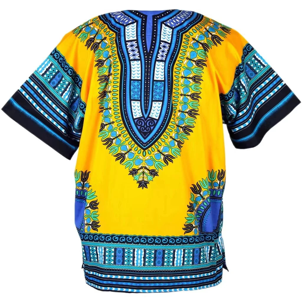 Cillian - Dashiki Print T-Shirt