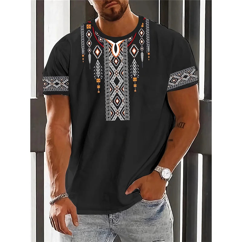 Eamon - Patterned Summer T-Shirt