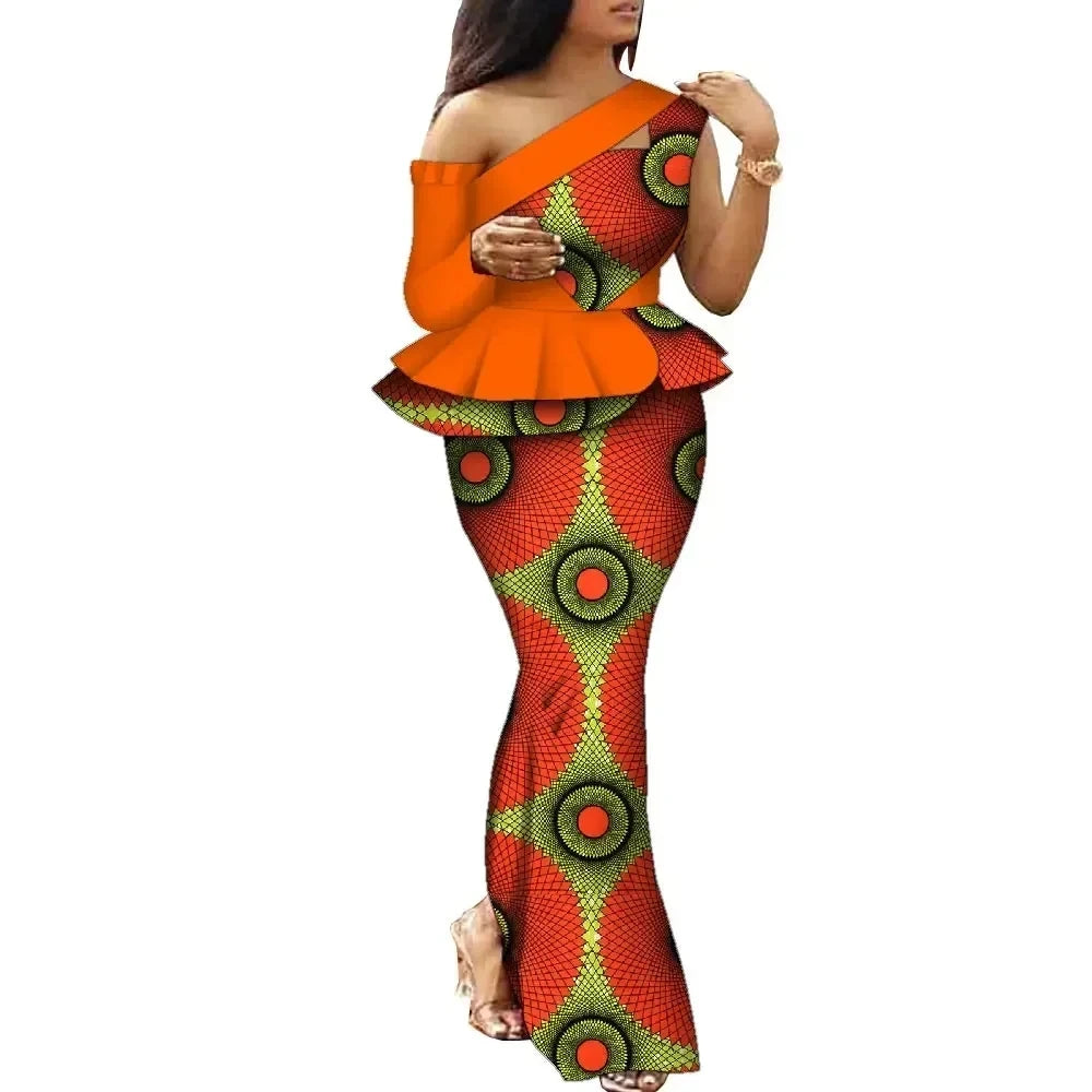 Darina - Patterned Skirt Outfit