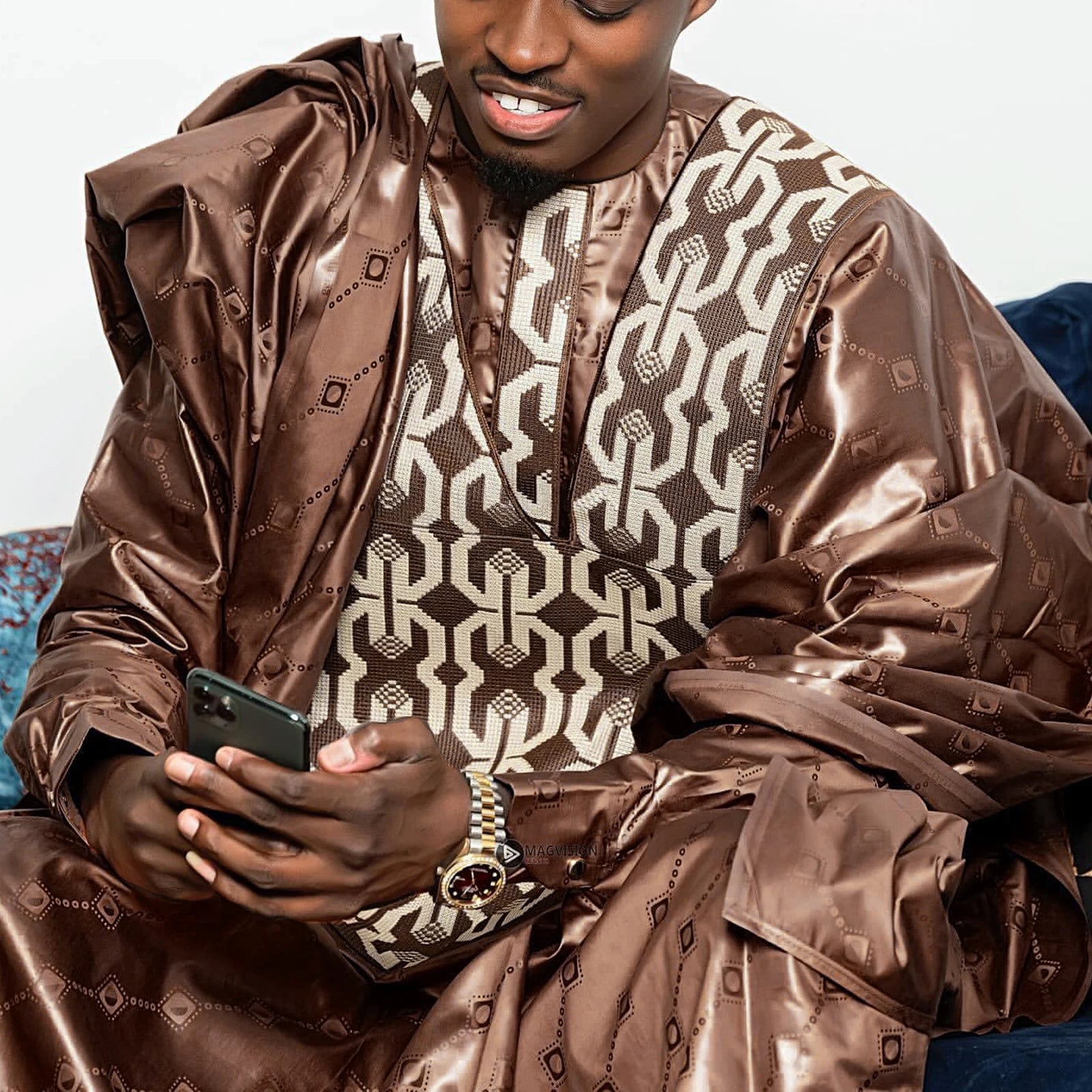 Colm - Artisan Agbada Set