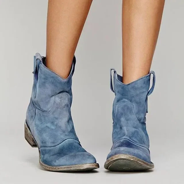 TRINA - VINTAGE-STYLE ANKLE BOOTS