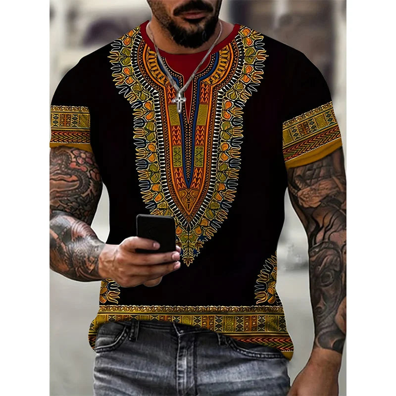 Aengus - Retro Cultural T-Shirt