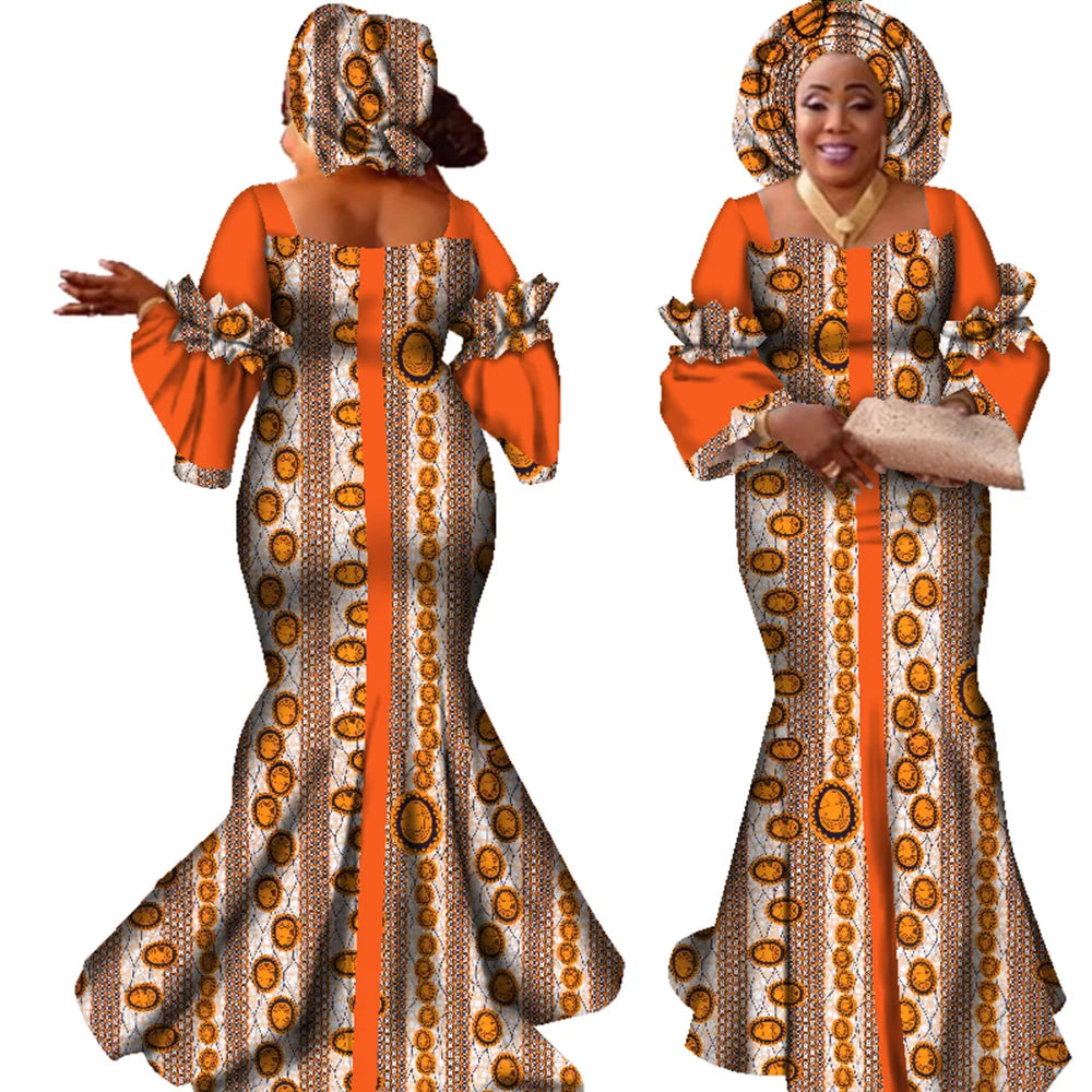 Blathnaid - African Style Long Dress